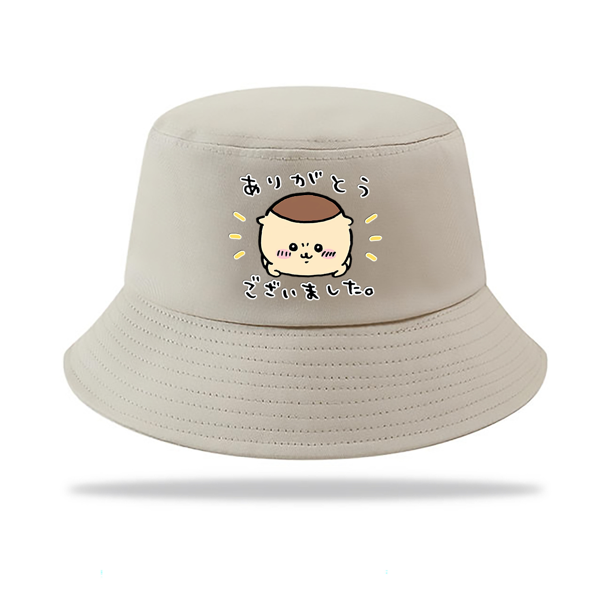 （画像用） ちいかわ くりまんじゅう Chii-kawa kuri manjū アウトドア日除けバケットハット